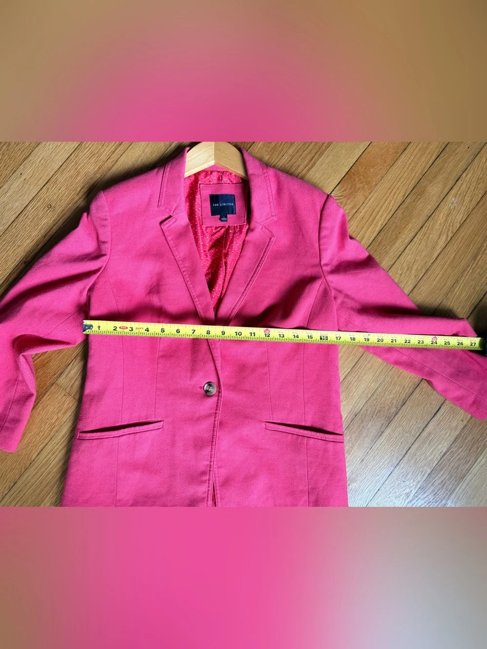 The Limited Red Single-Button Blazer - Picture 6 of 8